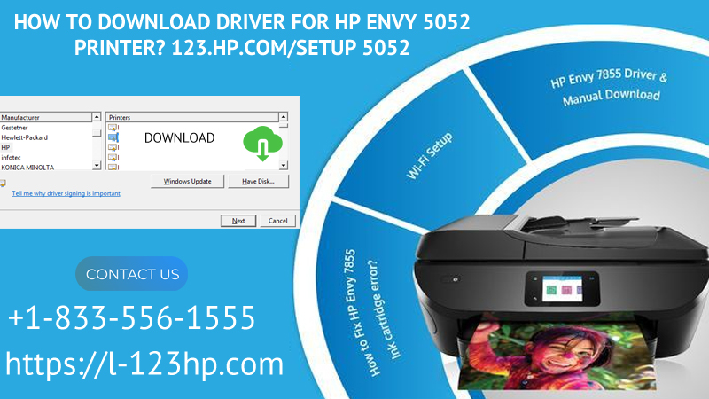 How To Download Driver for HP Envy 5052 Printer? 5052